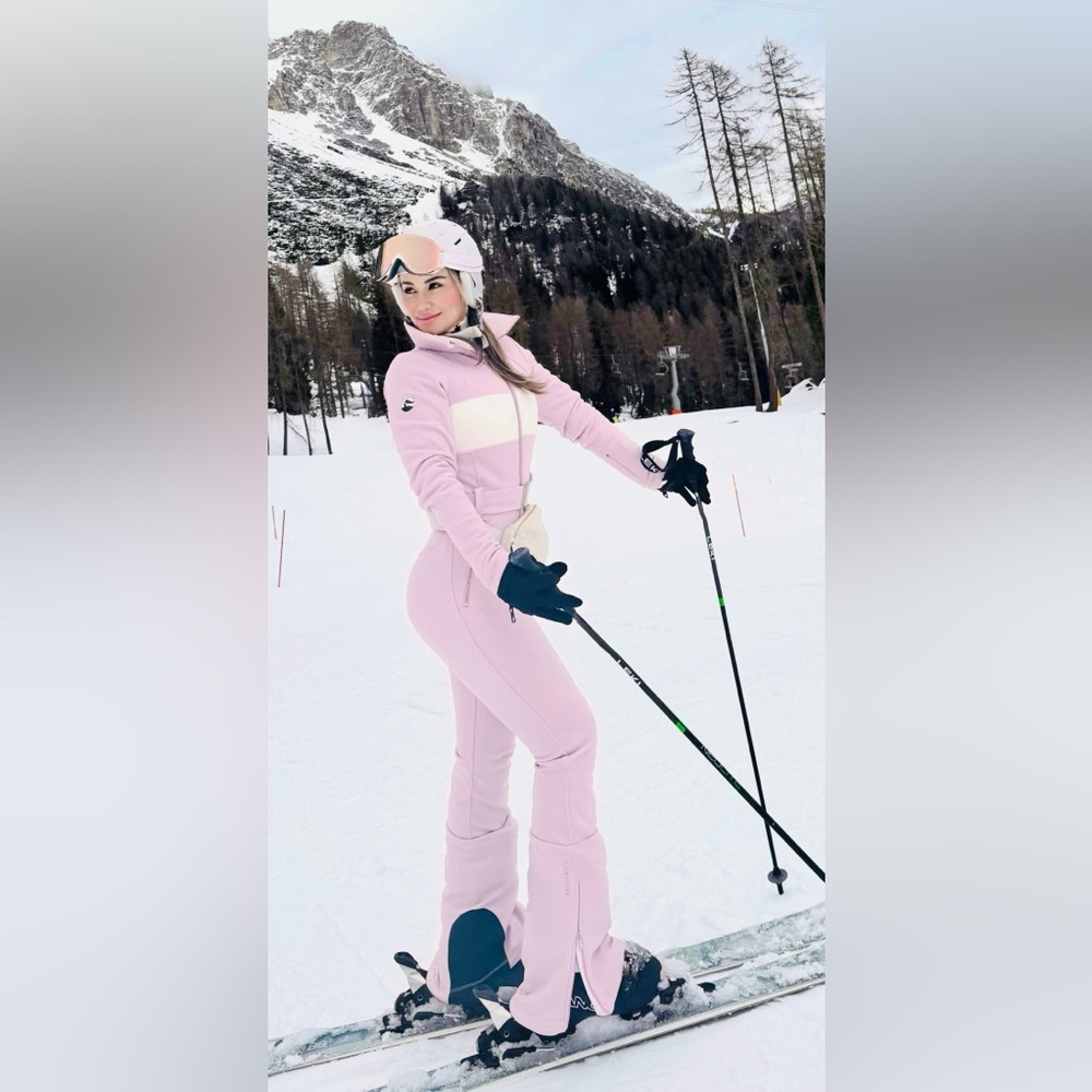 Chic Light Pink Belted Jumpsuit